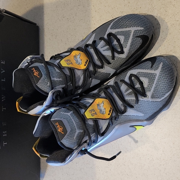 Lebron Twelve Wolf Grey - Picture 2 of 7